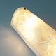 Vintage signed muranoglass tubular sconces by Hillebrand