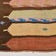 4x13 Beige & Orange Kilim Runner Rug, Wool Runner Rug, Stair Rug, 121x395Cm