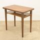 Mid-century walnut coffee table, wooden living room table, 1950s