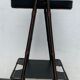 Cendrier on leather stand by Jacques Adnet, 1960