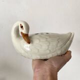 Ceramic duck spades flower