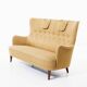 CARL MALMSTEN SOFA "Patronen", with marking AB OH Sjögren SWEDEN