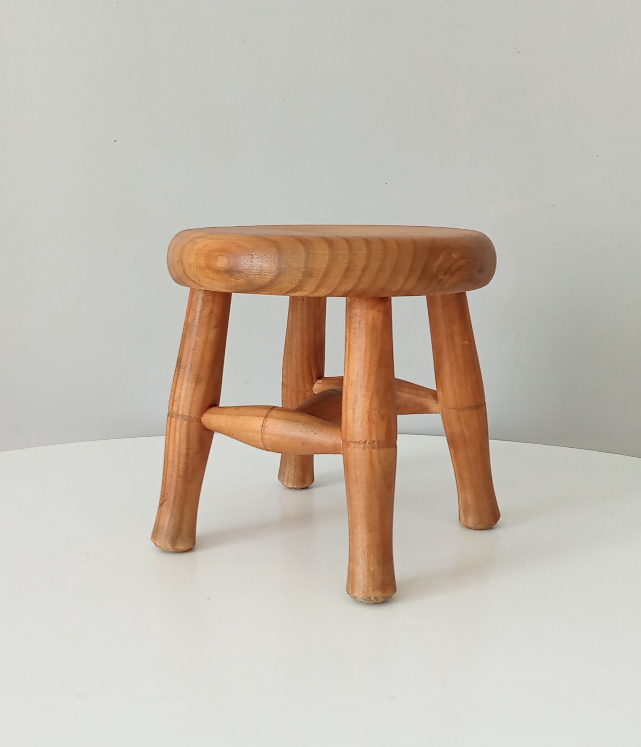 Vintage folk art stool