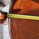 Round table with central leg 110cm extendable to 210cm