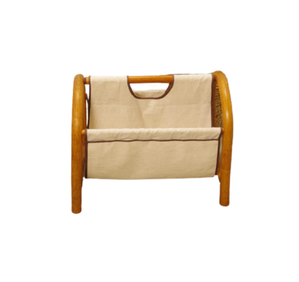 Vintage wooden magazine racks