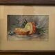 Still life painting with pineapple