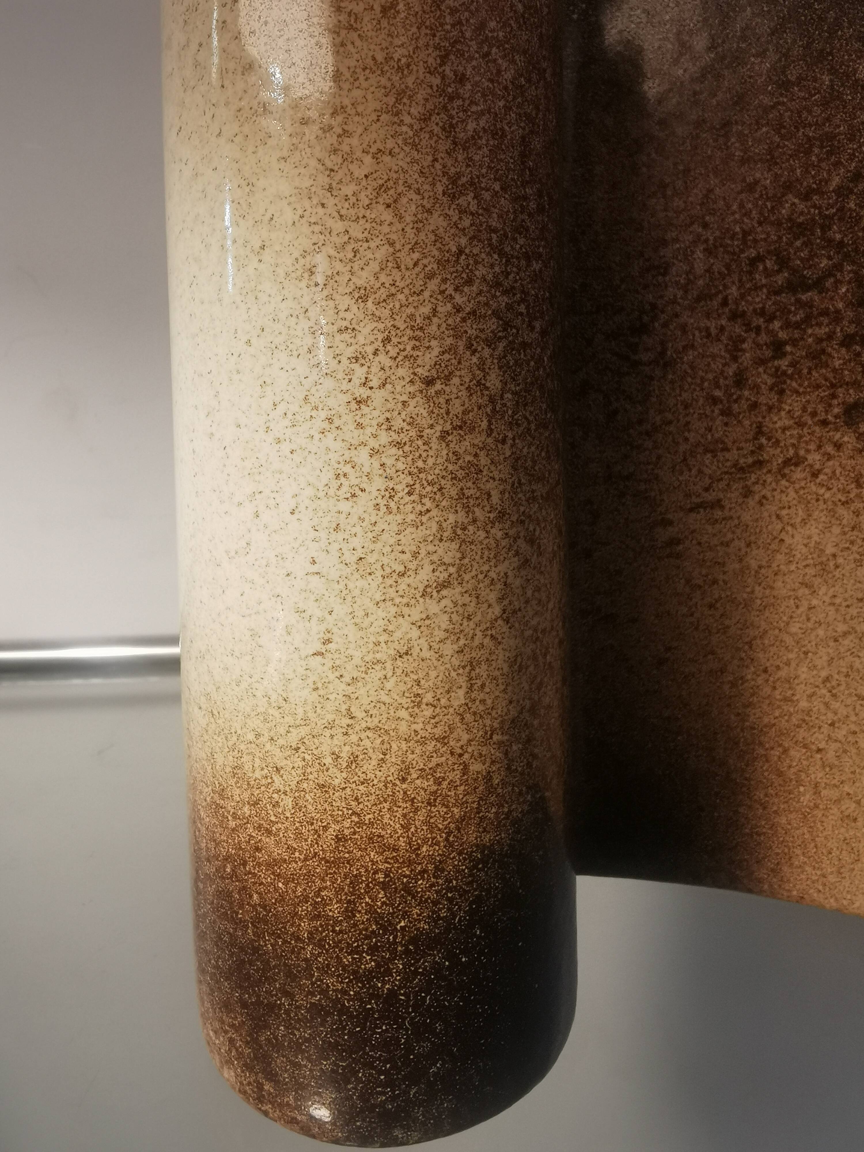 Vintage vase by Fred and Andrée Stocker, France, 1970s