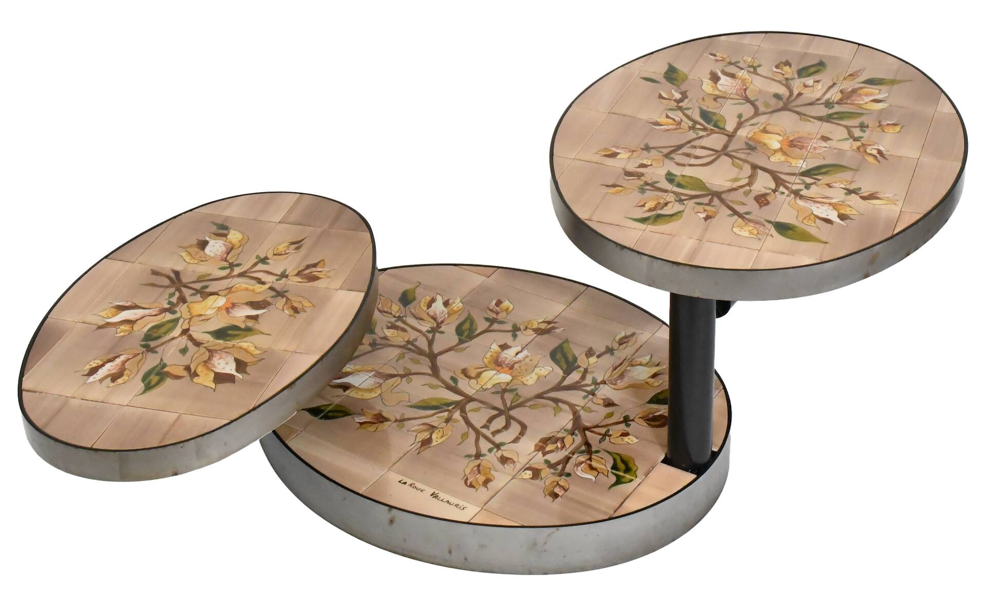 Vintage coffee table by Georges Pelletier for La Roue in Vallauris.