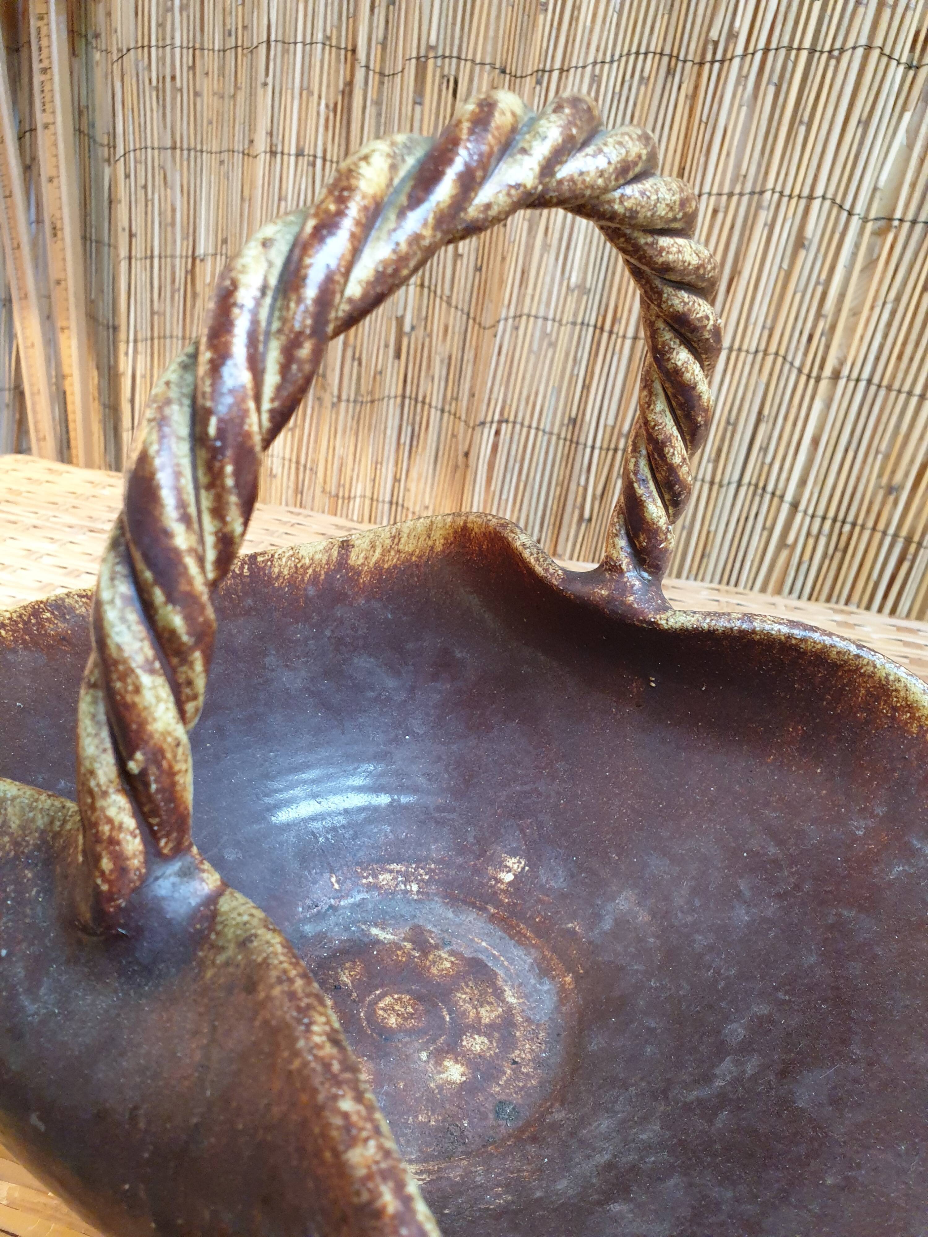 Accolay Trash or ceramics basket 1950s