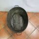 Oval zinc basin