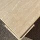 Coffee table in travertine marble design from the 80s
