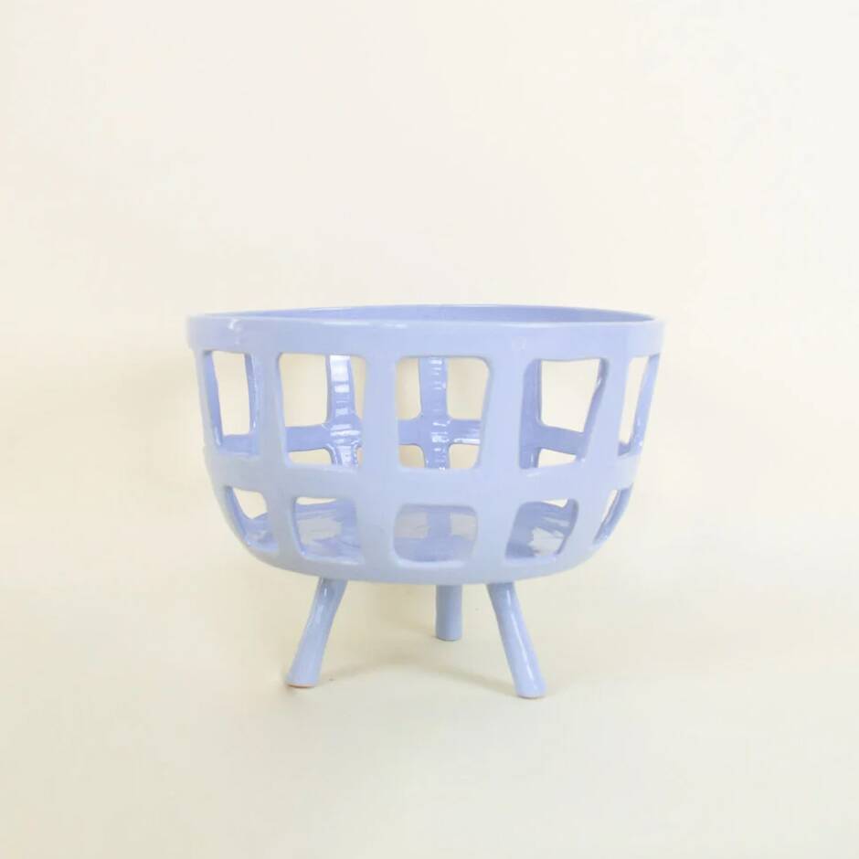 Blue zinzin fruit basket