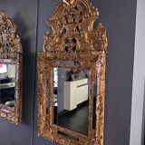 Regency beaded mirror