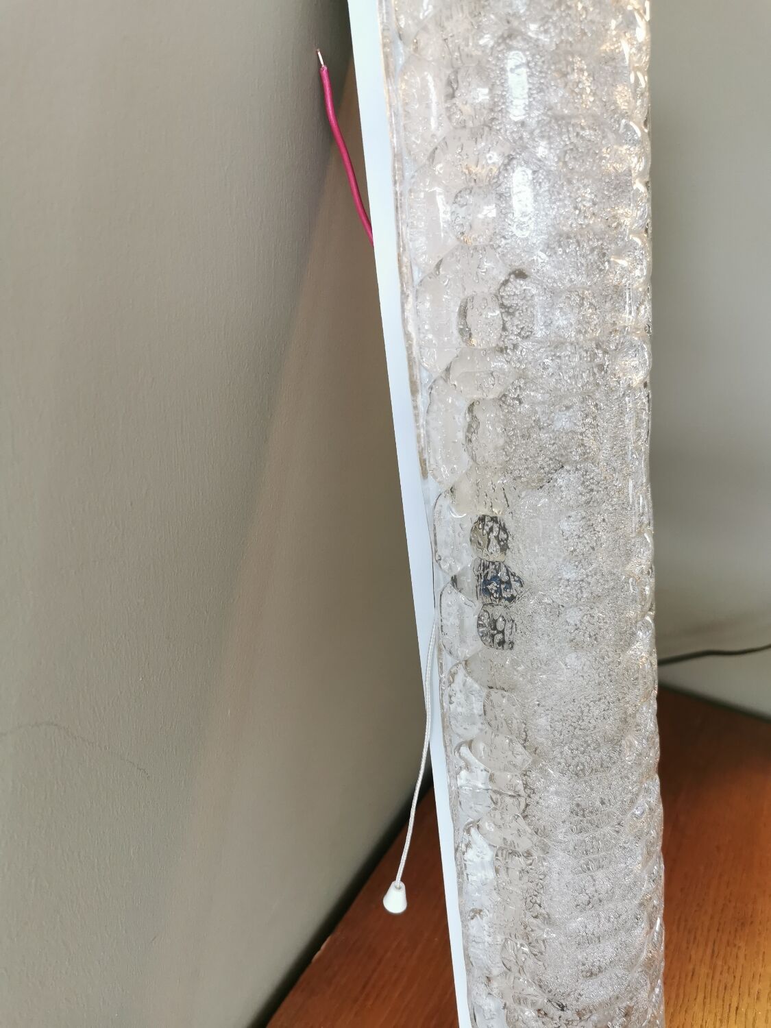 Applique Hustadt leuchten, verre Murano 3 feux