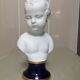 Child bust in limoges porcelain