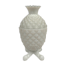 White opaline box, pineapple shape