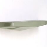 70s green linden porcelain bathroom wall shelf