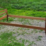 Vintage 50s oak daybed