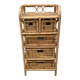 Vintage rattan chiffonier