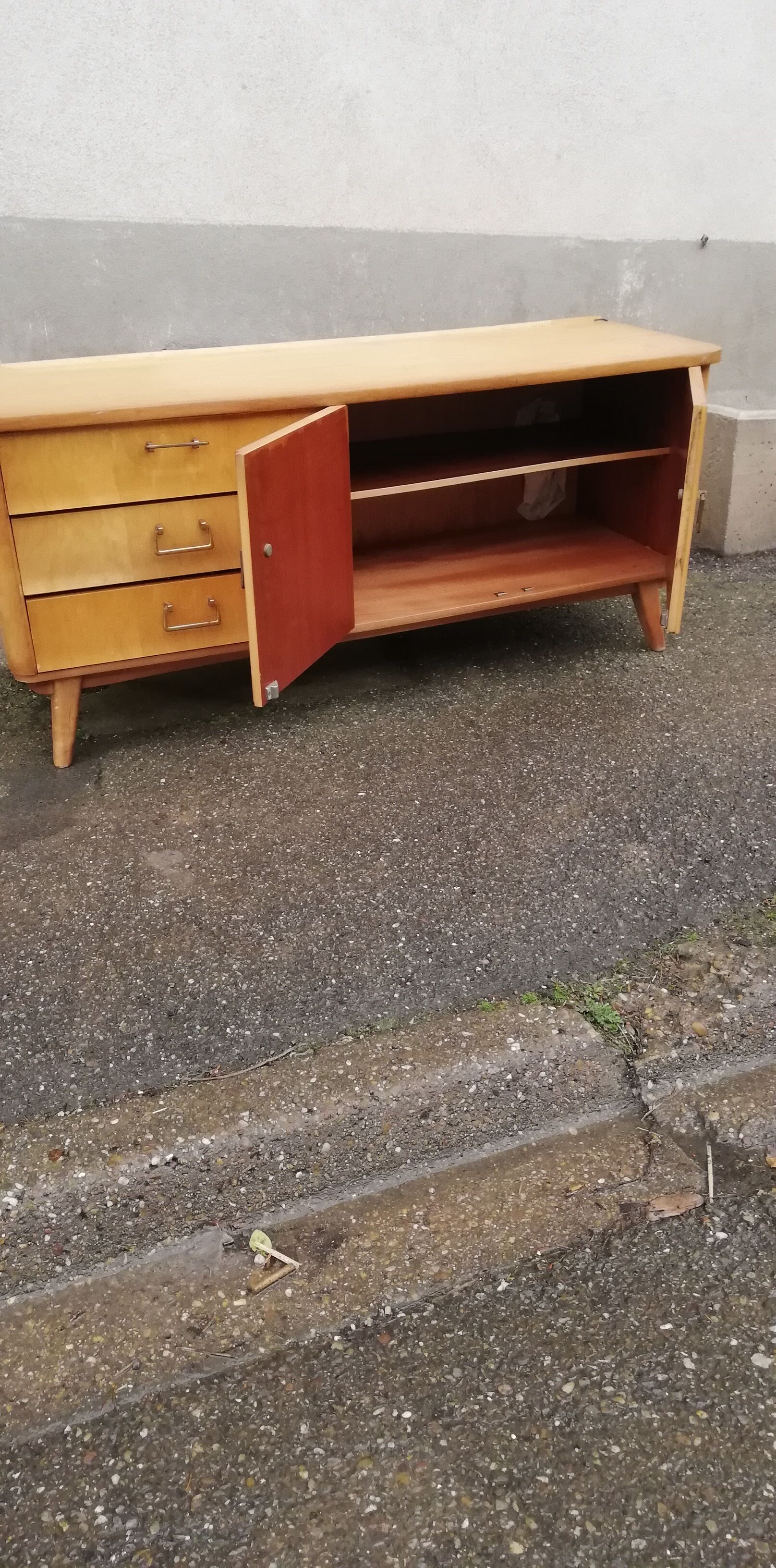 Enfilade vintage 3 tiroirs 2 portes