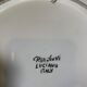 Decorative plate to hang fruit glazed fruit signed Creasiovi Luciano