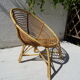 Rattan chair basket