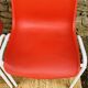 Ensemble de 4 chaises rouges modèle europa