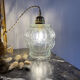 Vintage glass globe lamp