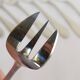 Oyster or dessert forks, ribbons, silver-plated metal