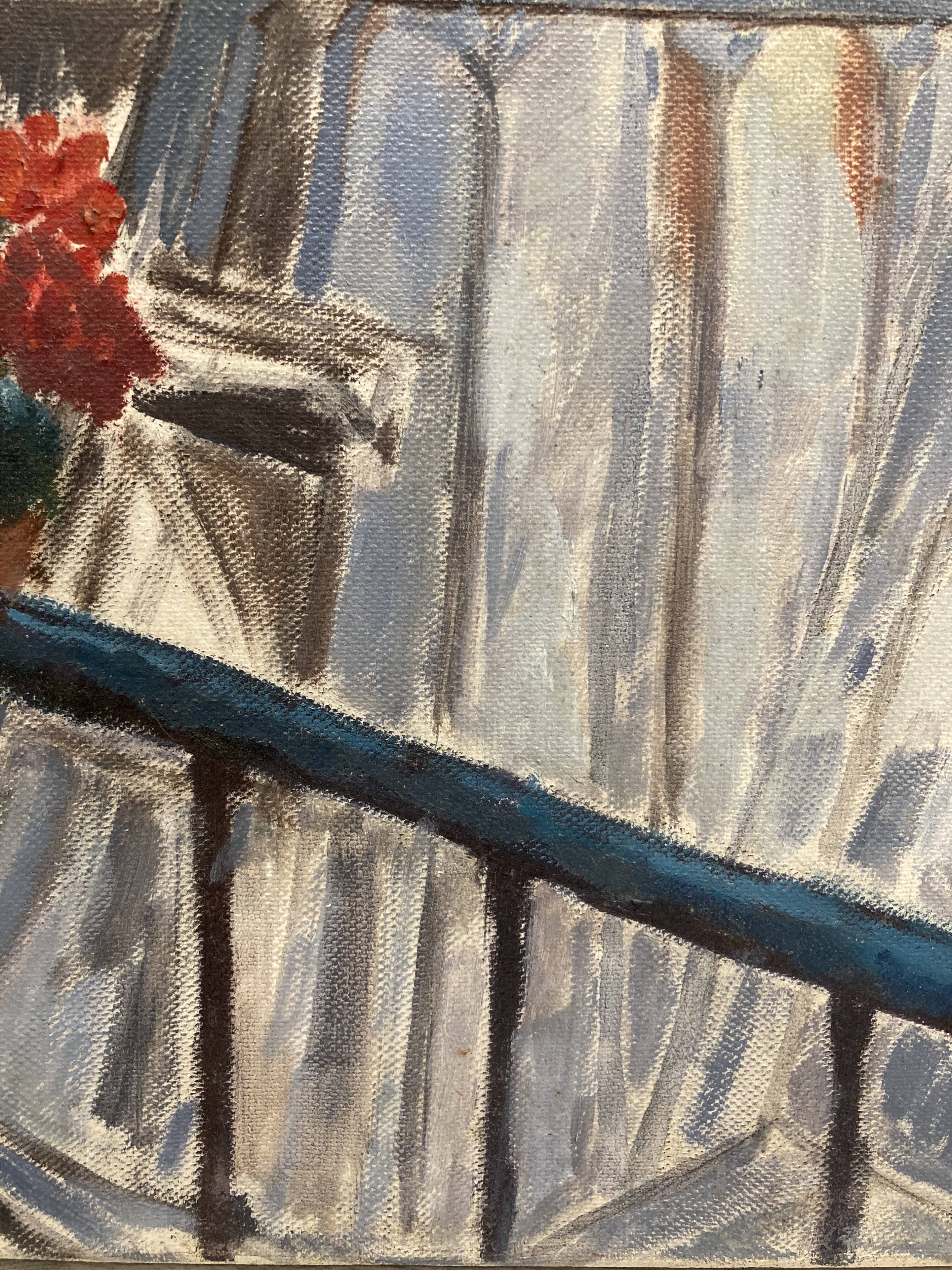 Huile sur toile vintage