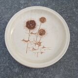 9 dessert plates Sarreguemines decor chardons