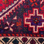 Vintage tribal rug 160x117 cm wool oriental handmade rug red, medium