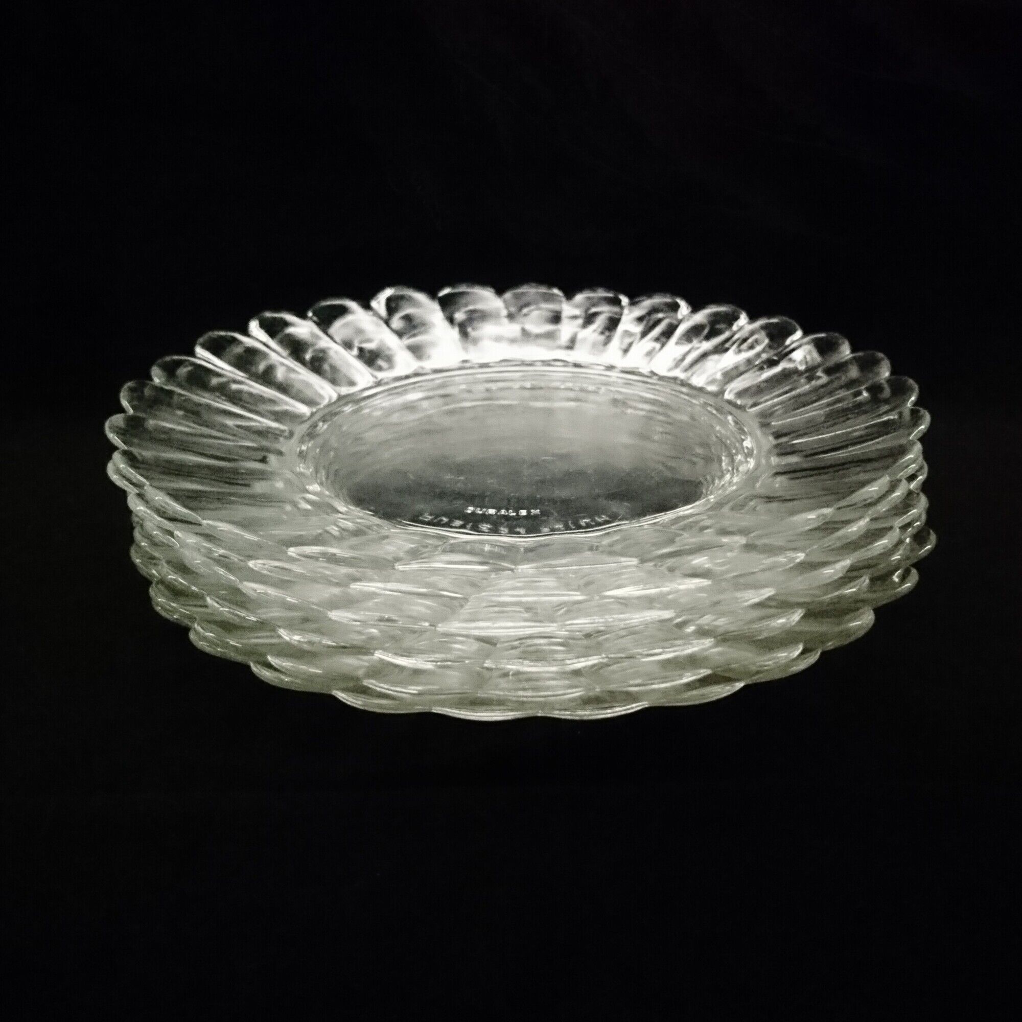Set of 6 plates daisies duralex - oil lesieur