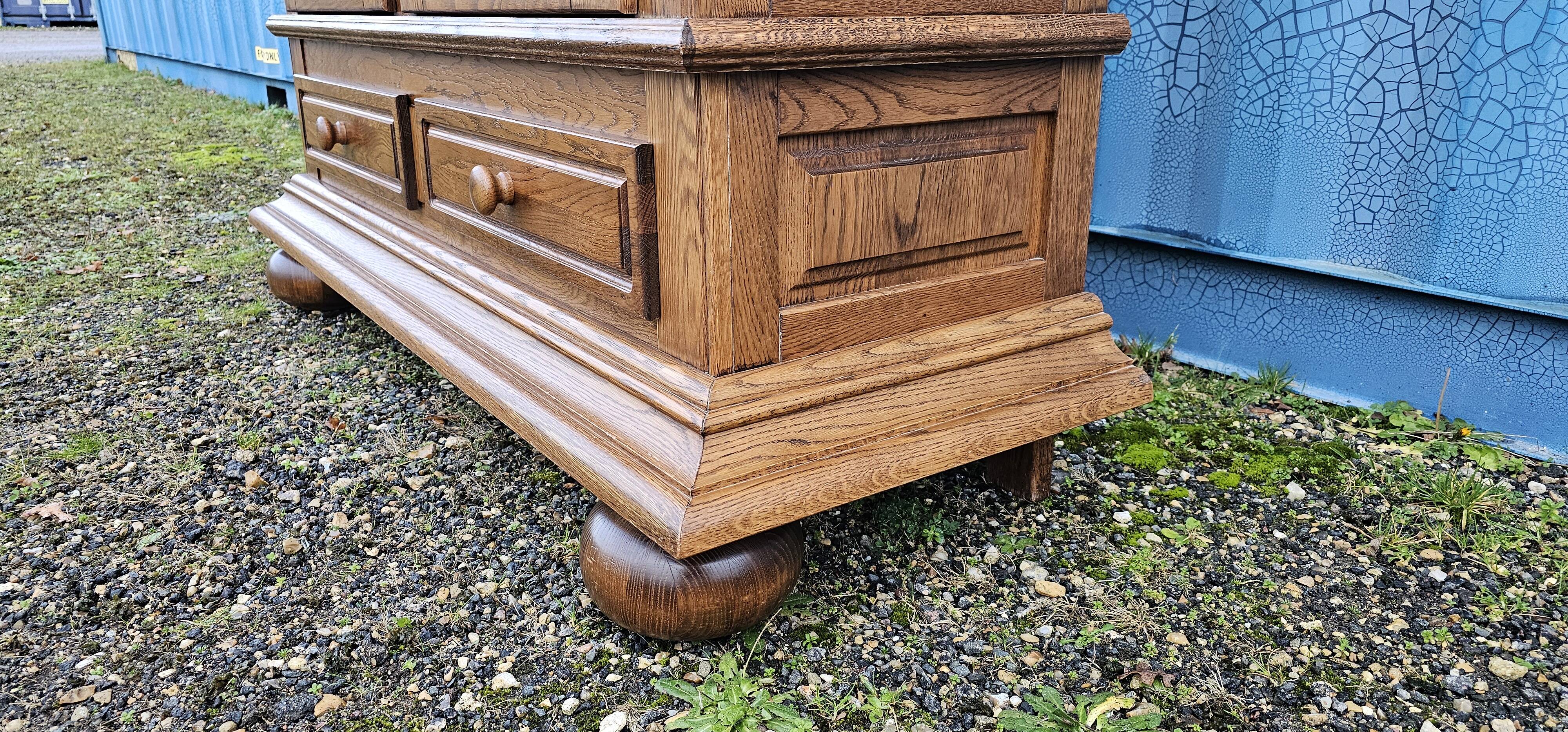 Oak wardrobe - wardrobe
