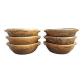 6 stoneware bowls