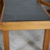 Ensemble de 4 chaises et table basse Maison Regain, France, circa 1970