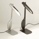 Post-modern gray lamp design Philippe Michel vintage Circa 1980