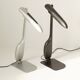 Lampe post-moderne grise design Philippe Michel vintage Circa 1980