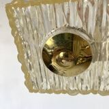 Pair of vintage plexi cube wall lights