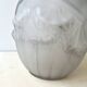Antique Art Deco vase in moulded pressed glass signed Verçais Schneider.