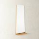 Simple vintage wall mirror with shelf