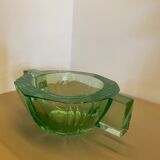 Daum art deco crystal ashtray