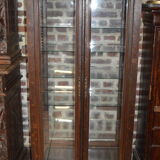 Oak display case