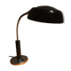 Black with chrome metal lamp, 60s