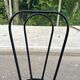 Pair of vintage bistro chairs in black metal — Terrace & Balcony
