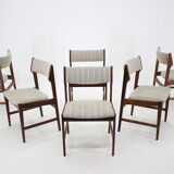 1960s Set of 6 Erich Buch Solid Palisander Dining Chairs, Denmark