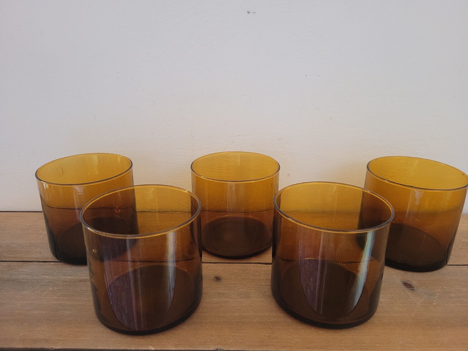 Verres à whisky verre soufflé
