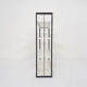 Black and white metal book shelves attrb. to Tomado, Holland, 1950's