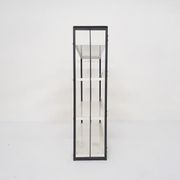 Black and white metal book shelves attrb. to Tomado, Holland, 1950's