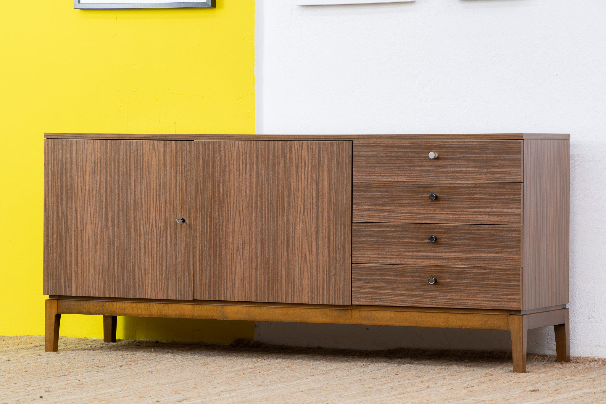 Vintage Scandinavian Enfilade – 165 cm